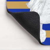 プードルの行動のマウスパッド マウスパッド (コーナー)