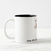 プードルの要素 ツートーンマグカップ (左)