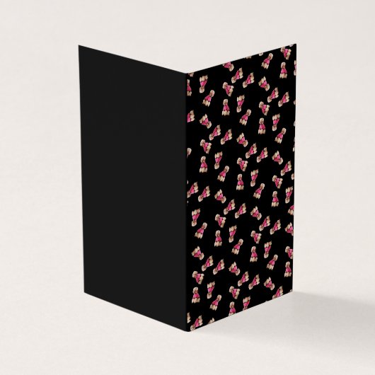 プードルの輪(ピンク色の黒) (外部)