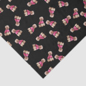 プードルの輪（ピンク色の黒） 薄葉紙 (詳細)