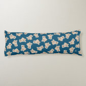 プードルの輪(青は白) ボディピロー (裏面)