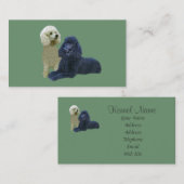 プードルのTwosomeの名刺 名刺 (正面/裏面)