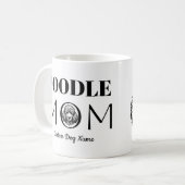 プードルを愛する母への誕生日ギフト コーヒーマグカップ (正面左)