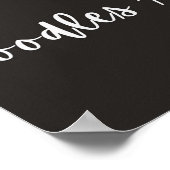 プードルを持ったオイ ポスター (角)