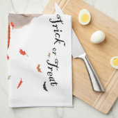 プードルアットハロウィーン キッチンタオル (四つ折り)