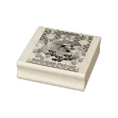 プードルアメリカン・パトリオット木印 ラバースタンプ (スタンプ)