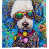 プードルインスタイル シャワーカーテン (正面)