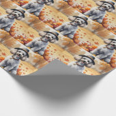 プードルイン紅葉感謝祭アート ラッピングペーパー (角)