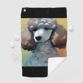 プードルウォーターカラーゴルフタオル ゴルフタオル (インサイチュ)