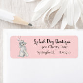 プードルウォーターカラードッグトリマー ラベル (インサイチュ)