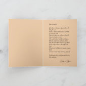 プードルエンジェルアートカード紛失悔やみや弔慰 招待状 (内部)