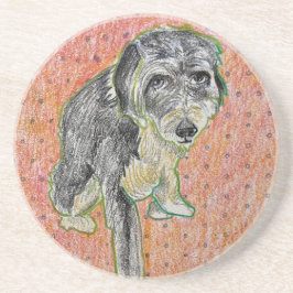 プードルオージーシサンドストーンコースター コースター