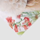 プードルカラフルフラワーウォーター色 薄葉紙 (詳細)