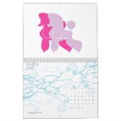 プードルカレンダー カレンダー (3月 2027)