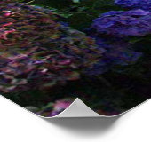 プードルガーデンプリント ポスター (角)