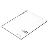 プードルキリン手帳 ノートブック (左側)