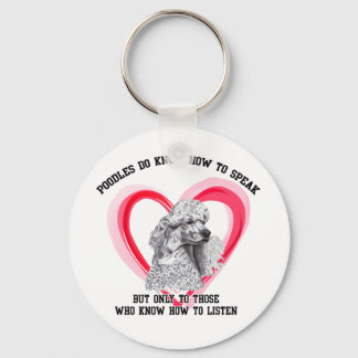 プードルキーチェーン キーホルダー