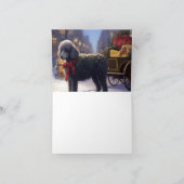 プードルクリスマスフェスティバルシーズン カード (内部)