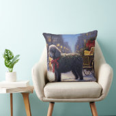 プードルクリスマスフェスティバルシーズン クッション (椅子)