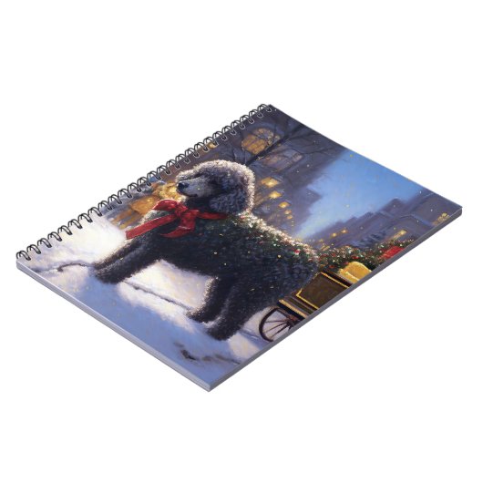 プードルクリスマスフェスティバルシーズン ノートブック (左側)