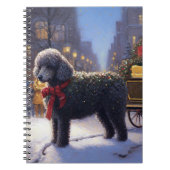 プードルクリスマスフェスティバルシーズン ノートブック (正面)