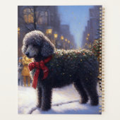 プードルクリスマスフェスティバルシーズン プランナー手帳 (裏面)