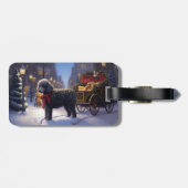 プードルクリスマスフェスティバルシーズン ラゲッジタグ (裏面横)