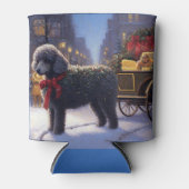 プードルクリスマスフェスティバルシーズン 缶クーラー (正面)