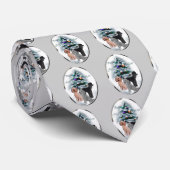 プードルクリスマスプレゼント ネクタイ (ロール)