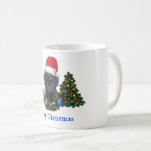 プードルクリスマス コーヒーマグカップ (正面右)
