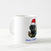 プードルクリスマス コーヒーマグカップ (正面左)