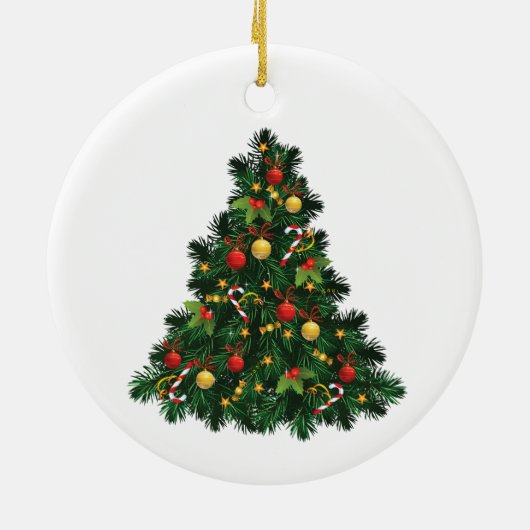 プードルクリスマス セラミックオーナメント (裏面)