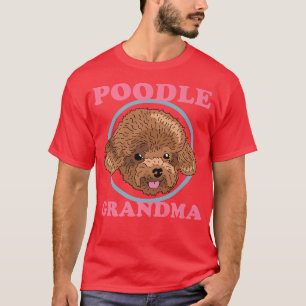 プードルグランマ犬のオーナープードルプレミアムTシャツ Tシャツ