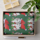 プードルサンタハットクリスマス 薄葉紙 (ギフト)