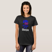 プードルシベリアハスキー Tシャツ (正面フル)