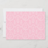 プードルスカートバースデーパーティ招待状 招待状 (裏面)