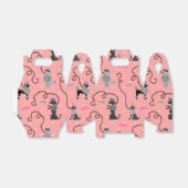 プードルスカートレトロピンクとブラック50sパターン フェイバーボックス (折り畳みなし)