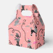 プードルスカートレトロピンクとブラック50sパターン フェイバーボックス (正面サイド)