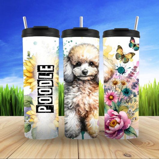 プードルズウォーターカラーガーデン タンブラー