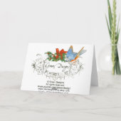 プードルズクリスマスカーレトロカード シーズンカード (裏面)