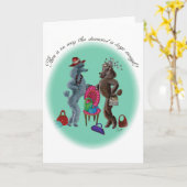 プードルズンダイアモンド カード (黄色い花)