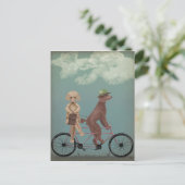 プードルタンデム ポストカード (スタンド正面)