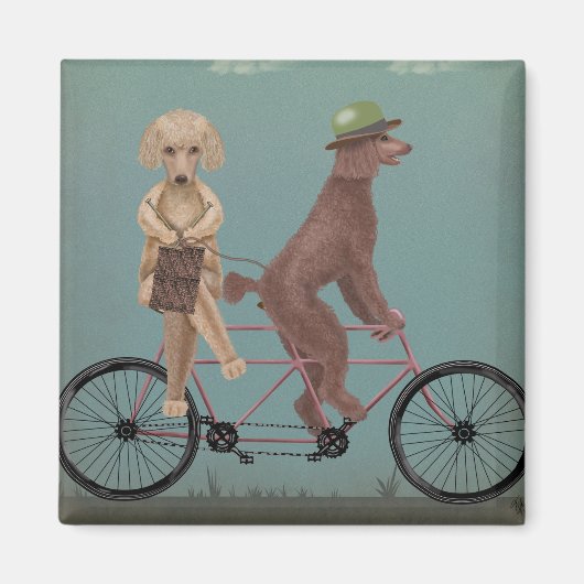 プードルタンデム マグネット (正面)