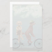 プードルタンデム 便箋 (正面/裏面)