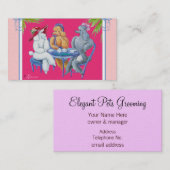 プードルティーパーティー 名刺 (正面/裏面)