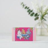 プードルティーパーティー 名刺 (スタンド正面)