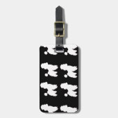 プードルトラベルラゲッジタグ ラゲッジタグ (正面縦)