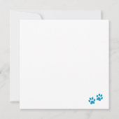 プードルドッグカード (裏面)