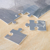 プードルドッグクリスマスフェスティバル ジグソーパズル (側面)