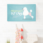 プードルドッグケア着座入浴グルーミングサロン 横断幕 (インサイチュ)